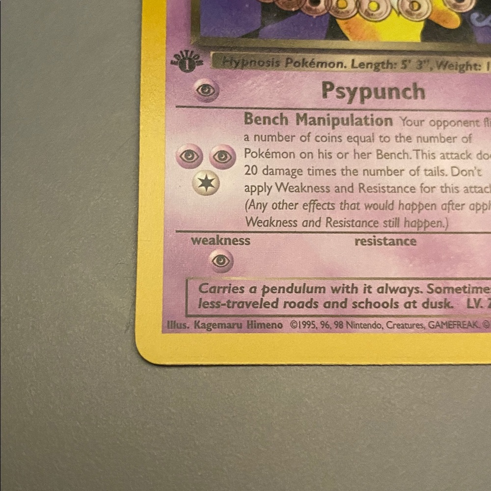 Pokemon Team Rocket #9 Dark Hypno  1st Edition - Picture 2 of 10